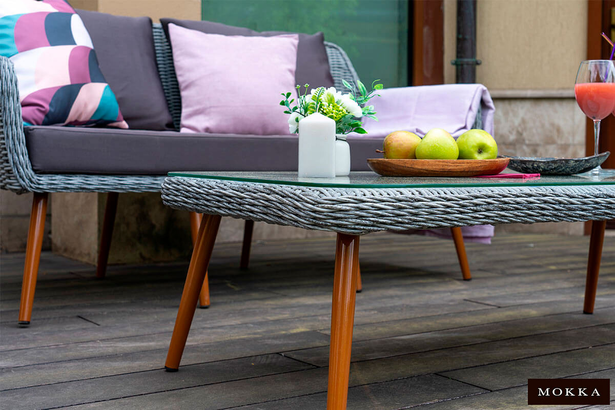 Комплект плетеной мебели MOKKA RIMINI