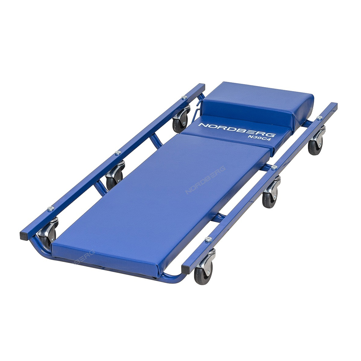 Лежак подкатной с подъемным подголовником