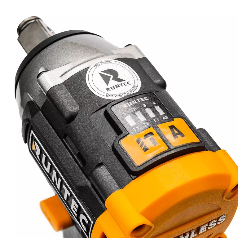 Гайковерт ударный аккумуляторный PRO 1/2", 16В, 2*2Ач, 180Нм
