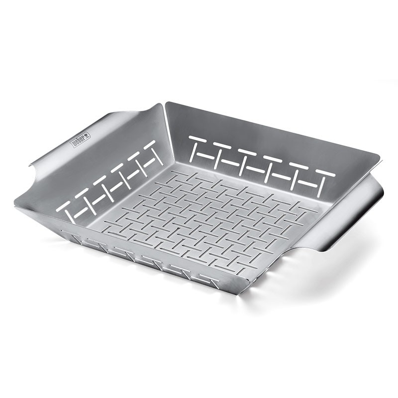 Перфорированный противень для гриля, квадратный, большой