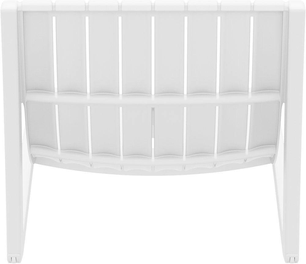 Шезлонг-лежак пластиковый Slim