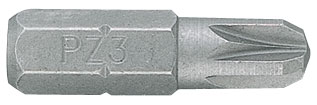 Вставка (бита) торцевая 1/4;, Pozidriv, PZ2, L = 25 мм KING TONY 102502Z