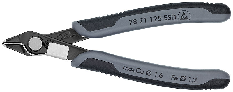 Electronic Super Knips® ESD вороненые 125 мм