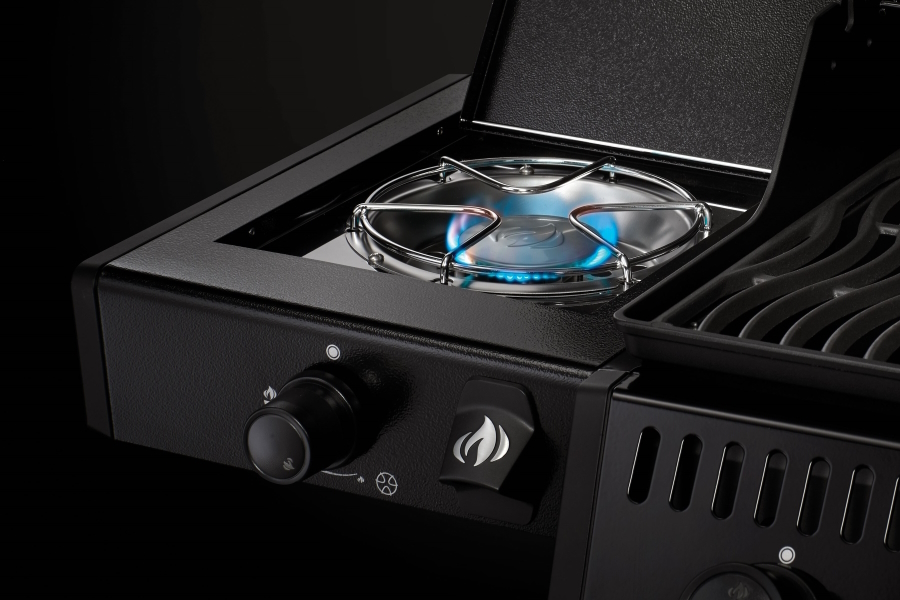 Газовый гриль Legend-365 SB черный (с конфоркой)