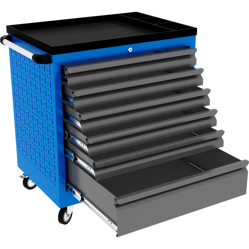 Тележка инструментальная с 6 ящиками 