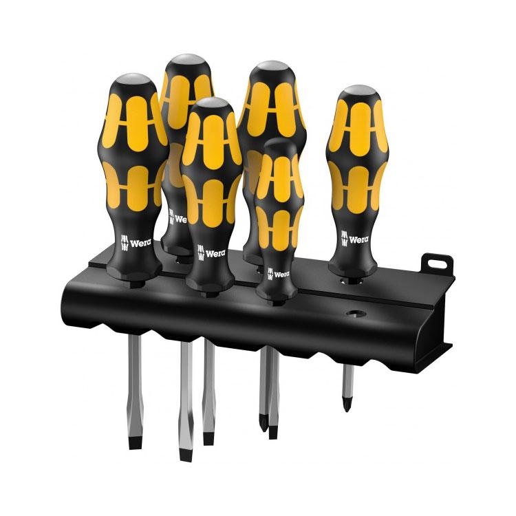Набор отверток Kraftform Wera  (резец) + подставка