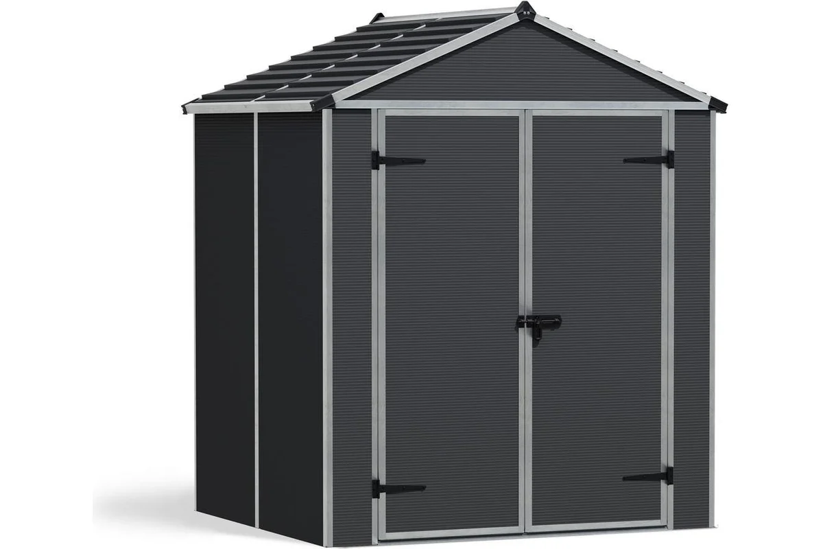 Хозблок RUBIKON 6x8 темно-серый