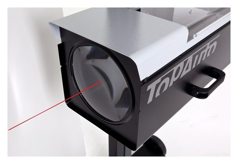 Прибор контроля и регулировки света фар с лазером