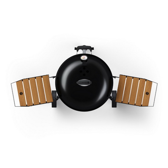 Гриль угольный Teriberka 57 Slow 'N Sear Jet Black Classic