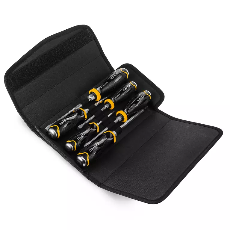 Набор усиленных отверток CrV со сквозным стержнем в сумке, 6 предметов