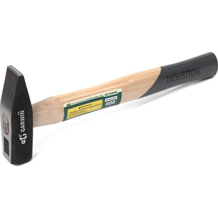 молоток слесарный garwin industrial с рукояткой из дерева гикори, 600 г