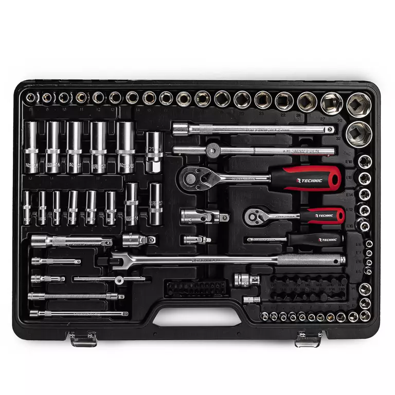 Набор ручных инструментов TECHNIC 143 предмета 1/2", 1/4"