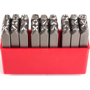 Набор клейм буквы 5 мм CrMo