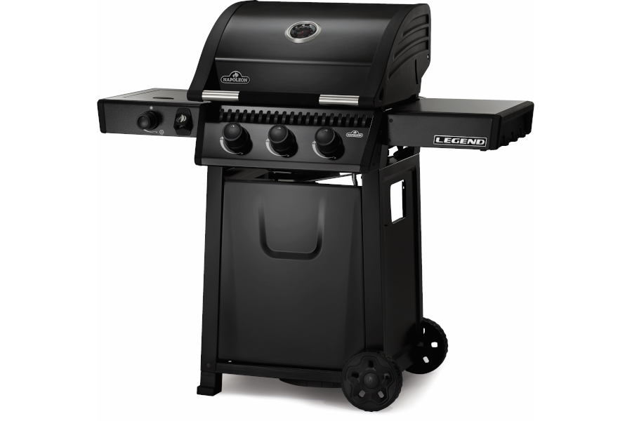 Газовый гриль Legend-365 SB черный (с конфоркой)
