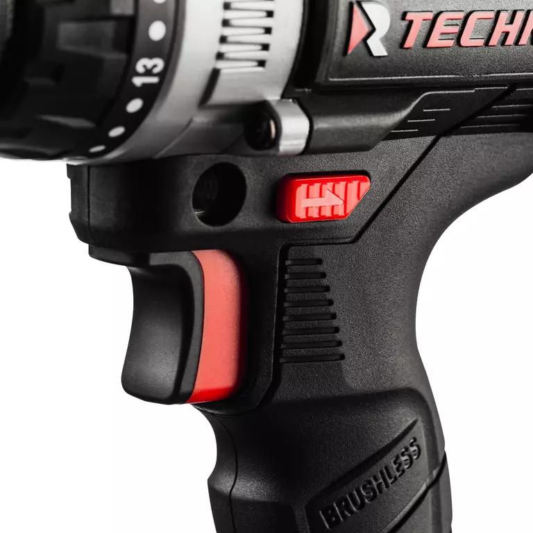 Дрель-шуруповерт ударная аккумуляторная TECHNIC 13 мм, 20В, 2*4Ач, 100Нм