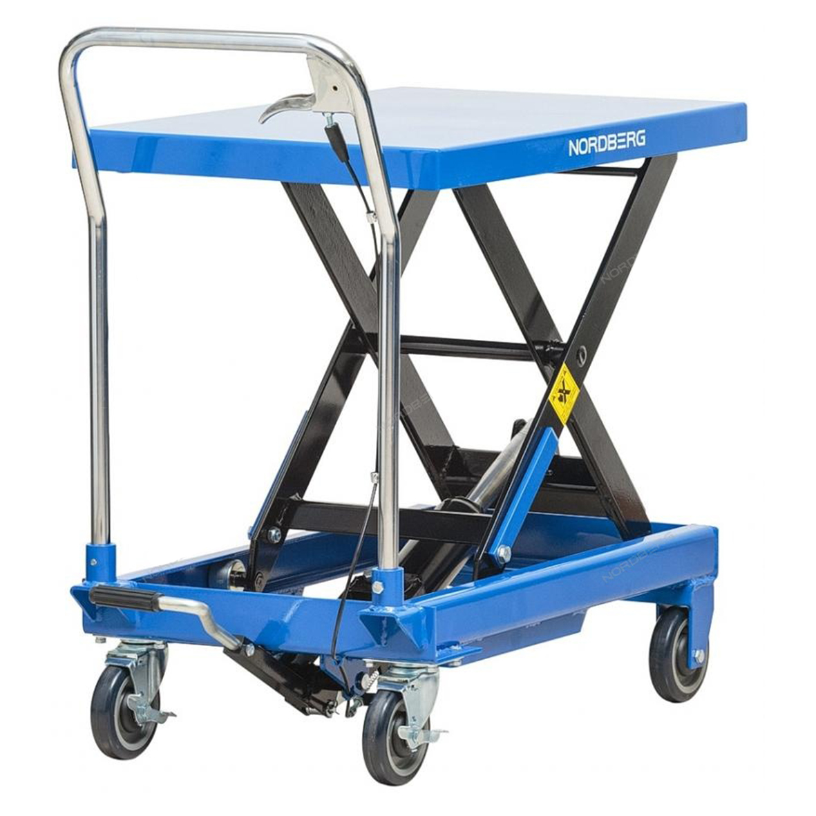 Подъемный стол гидравлический тележка (подъемная платформа), г/п 750 кг