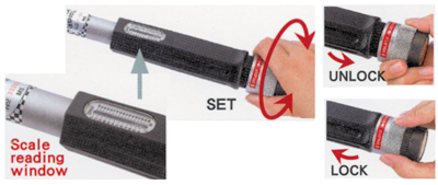  Динамометрический ключ 1/4" 6-30Нм, шкала-микрометр