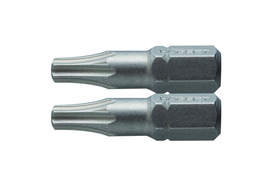 HOEGERT Биты TORX 20, 25 мм, сталь S2, 2 шт.