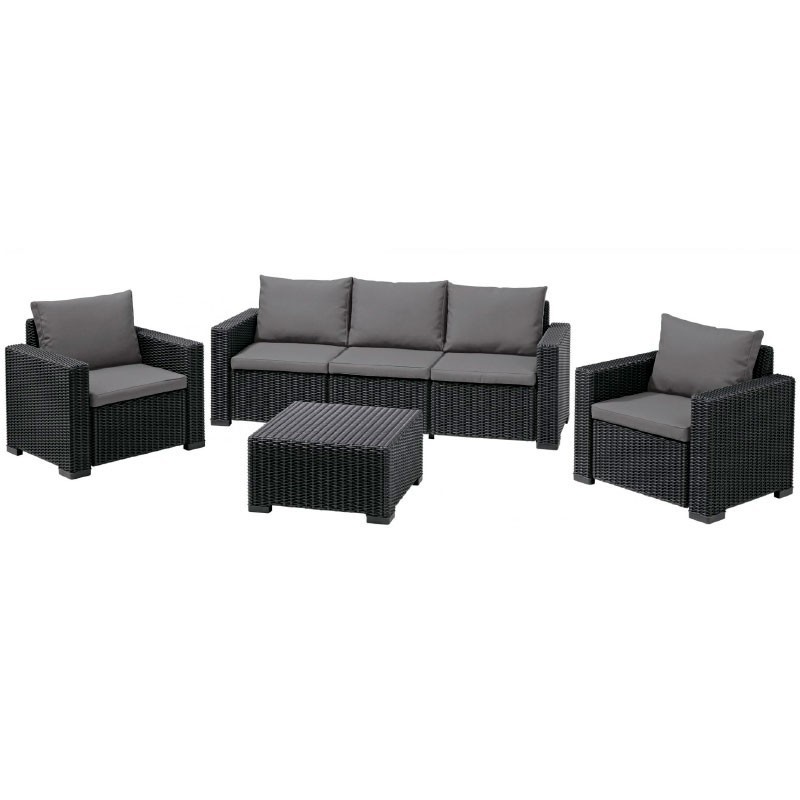 Комплект уличной мебели с тройным диваном CALIFORNIA 3 SEATER SET