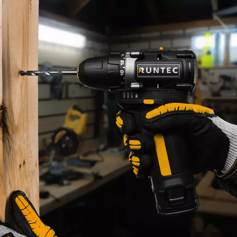 Дрель-шуруповерт аккумуляторная PRO 10 мм,16В, 2*2Ач, 45Нм