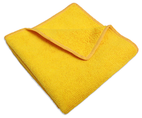 Салфетка микрофибра 220 г/м 30*30 (300шт) короб желтая