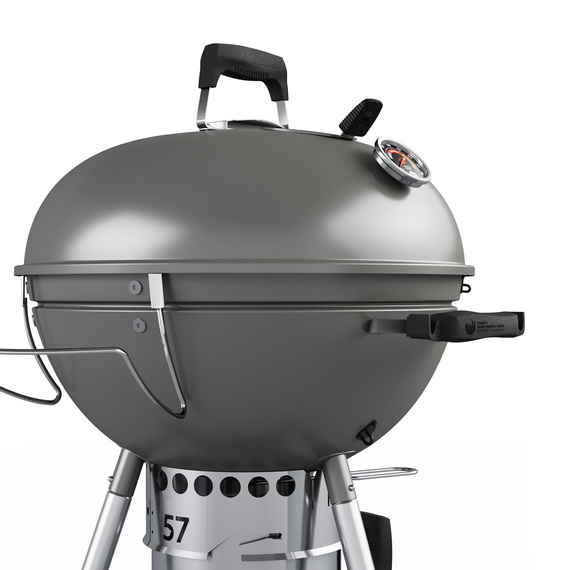 Гриль угольный Teriberka 57 Slow 'N Sear Platinum Grey Premium