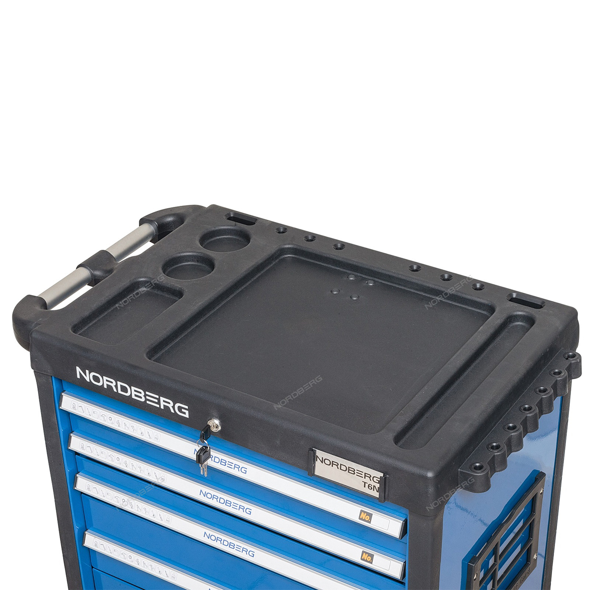 Тележка профессиональная, 6 полок