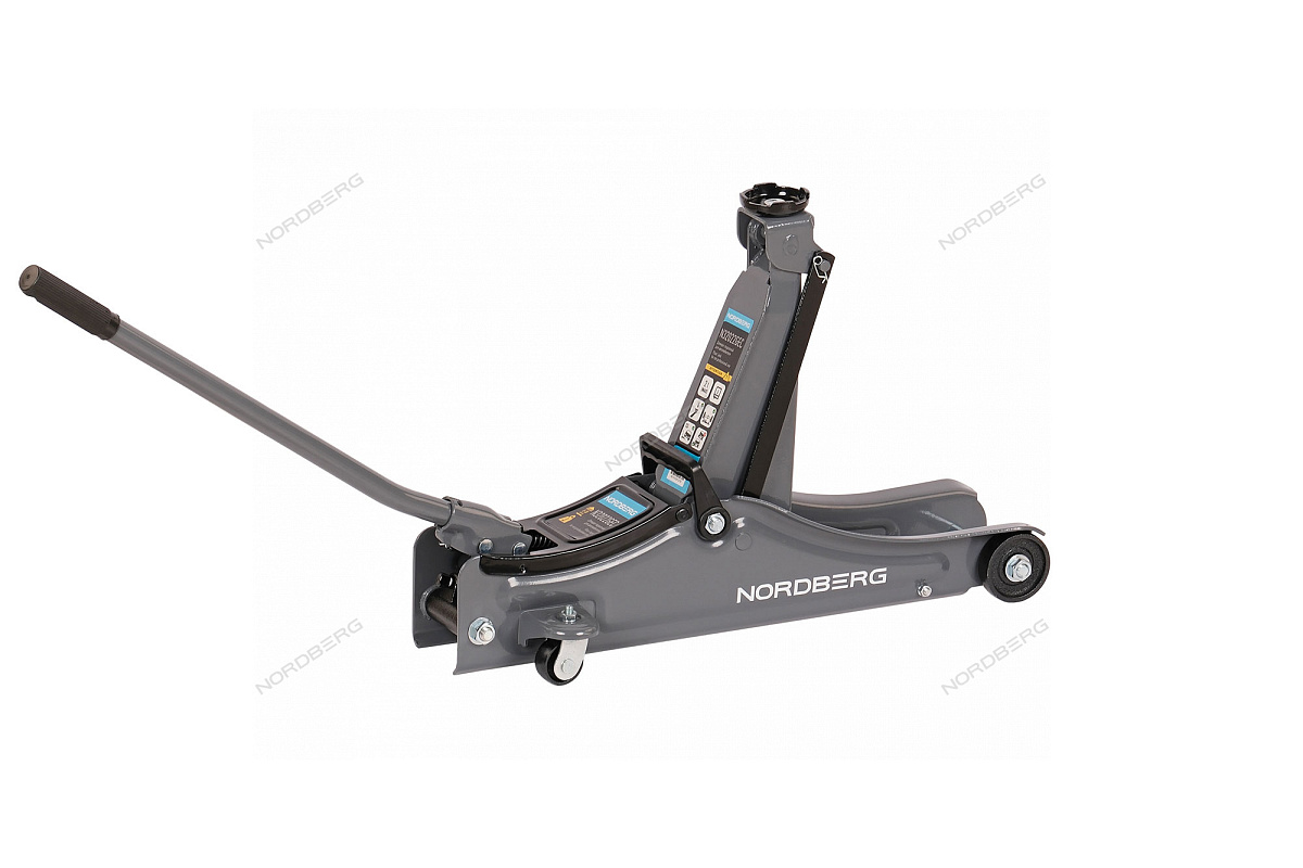 Домкрат подкатной для автолюбителя в кейсе, 2 т