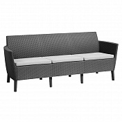 ALLIBERT Диван трехместный SALEMO 3 SEATER SOFA
