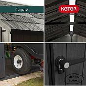 Сарай пластиковый Oakland 754 Keter  246956 3