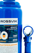 Домкрат бутылочный V10, г/п 10,0т ROSSVIK  V10 4