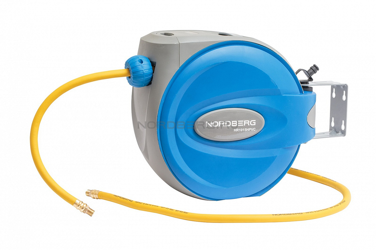 Пневматический шланг на самоскручивающейся катушке, 15 м