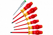 Набор отверток Kraftform Comfort VDE + индикатор напряжения Wera  WE-031576