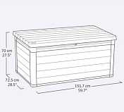 Сундук Кортина (Cortina box 570L) 570л 17211700 Keter  259017  5