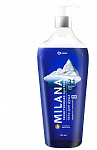 milana men гель для душа "таинственная арктика" с маслом эвкалипта 750мл