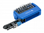 Набор бит с битодержателем 1/4", SL, PH, PZ, Torx, 17 шт.