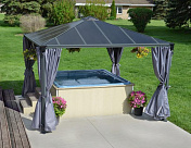 Беседка открытая Gazebo Palermo 3600 Grey 3