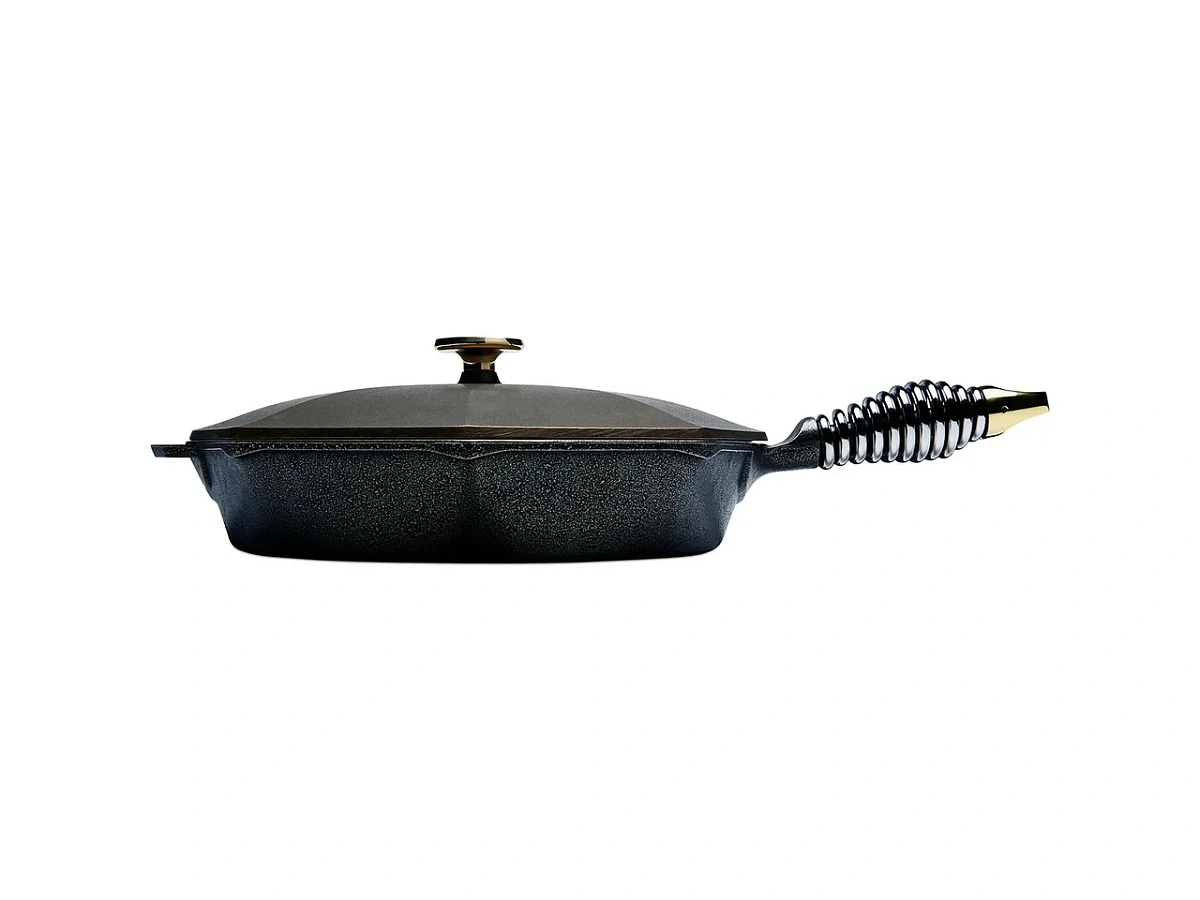 Сковорода чугунная с крышкой Skillet D=30