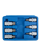 Набор головок 1/2″ со вставкой SPLINE 55 мм. 6 пр. VERTUL  VR50195 1