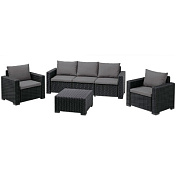 Комплект уличной мебели с тройным диваном CALIFORNIA 3 SEATER SET