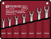 Набор ключей разрезных в сумке 8-19 мм, 7 предметовThorvik  W4S7TB 