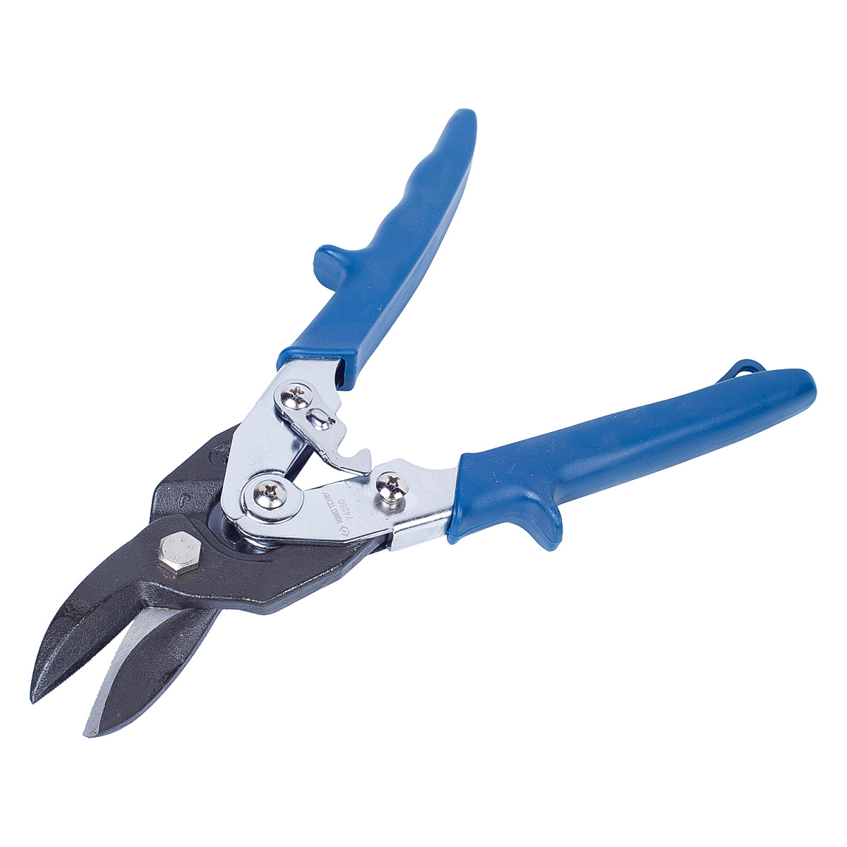 Ножницы по металлу 260 мм, правые, загнутые 