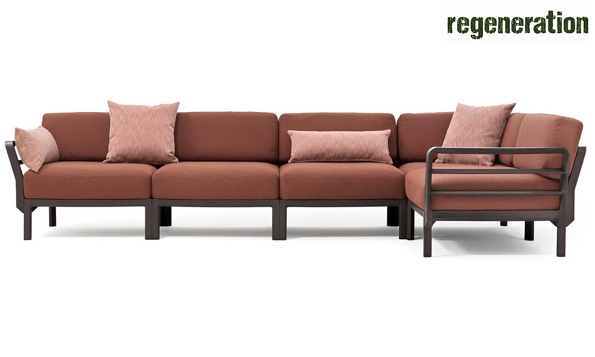 Диван пластиковый с подушками Maximo 5