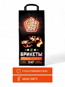 Угольные брикеты 3 кг. Главжар  GJ3001  3
