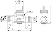 Отсечные клапаны HVU CDC Pneumatics   1