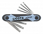 Набор складных ключей Torx, 7 пр.,  T10-T40