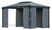 Комплект занавесок для MARTINIQUE NET RECTANGLE GAZEBO Palram   