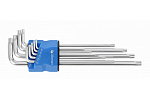 Ключи Torx S2, 9 шт. экстра линные