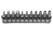 Набор бит 1/4" 25 мм на держателе TORX c отв., HEX Licota  ALK-8009-BIT2-CK 1
