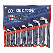 Набор торцевых L-образных ключей, 8-19 мм, 8 предметов KING TONY 1808MRKing Tony  1808MR  1